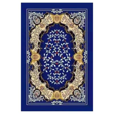 China Customized Pattern Washable Raschel High Quality Mink Shaggy Carpet Tiles Carpets Prayer Mat Rug for sale