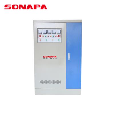 China To Stabilize Input Voltage Automatically SBW Industrial 150KVA Series 3 Phase Automatic Voltage Regulator Stabilizer for sale