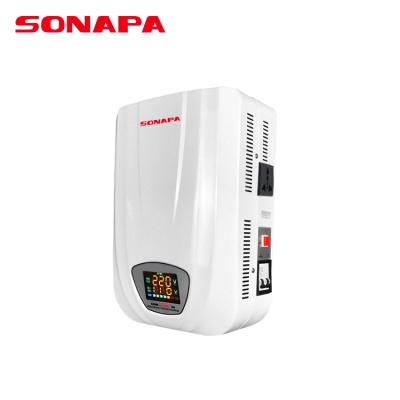 China To Stabilize 5KVA 220V 5000W AC Input Voltage Single Phase Servo Motor Voltage Regulator Full Automatic Wall Mounted Type for sale