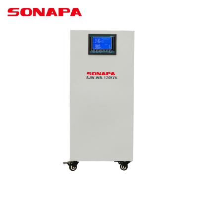 China To Stabilize Input Voltage Automatically SJW Series 120kva Non-contact AVS Three Phase Non-contact Voltage Regulator Silicon Controlled Stabilizer for sale