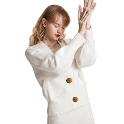 China Cashmere Cardigan Coat Natural Lazy Spring and Autumn Women's Knitted Cardigan for sale