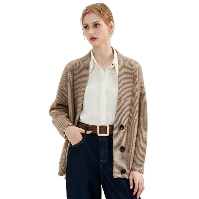 China Female cashmere sweater cashmere cardigan autumn and winter cashmere cardigan sweater coat new for sale