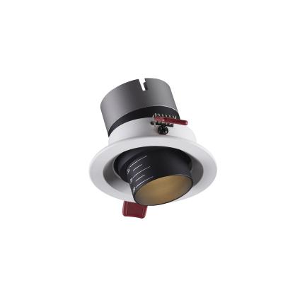 China New Warehouse Design Ceiling Light Hotel Project 7W 75mm Cut Round Recessed Cob Led Spot Light for sale