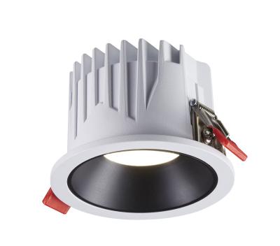 China Modern Led Warehouse Downlight New Frame Embedded Die Cast Aluminum Indoor Light Fixture Anti-glare Concealed Downlight for sale