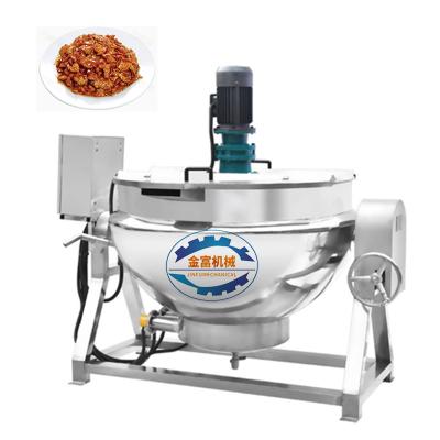 China Heating Food Processing Good Quality Food Mixer, Steam Jacketed Kettle, Industrial Cooking Pots With Mixer for sale