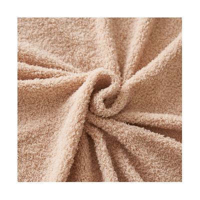 China Soft wholesale new style beautiful fleece comfortable and durable 100% polyester fabric for sale