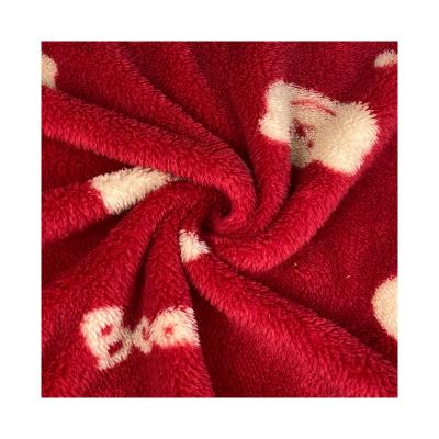 China Modern Design Fleece Double Sided Printing Polyester Soft Wholesale High Quality 100% Arctic Fabric for sale