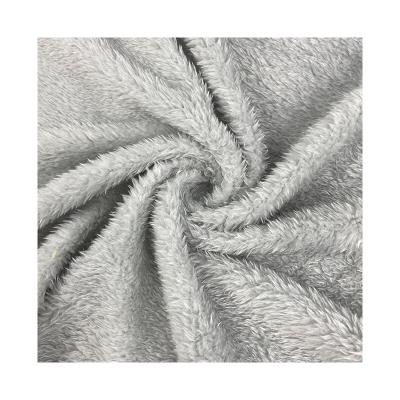 China Wholesale Soft Best Selling Soft Single Side Fleece 100% Polyester Arctic Fabric For Home Textile Fashion for sale