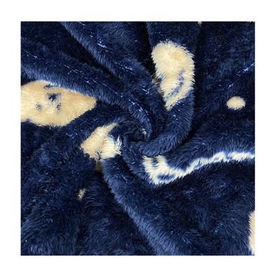 China Fashion High Standard 150D/288F Fleece Double Sided Printing Soft Superior 100% Polyester Fabric for sale