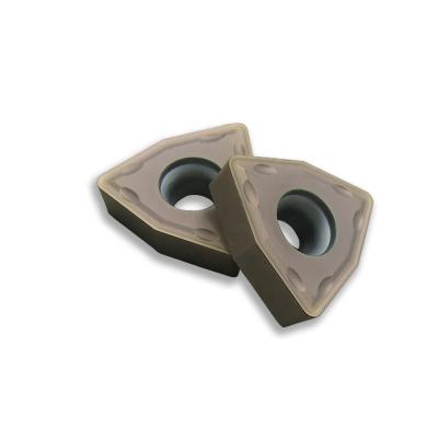 China CNC Lathe Machine WCMT030208 CNC Lathe Tools Tungsten Carbide Cutting Turning Insert For Stainless Steel WCMT040208 WCMT050308/06T308/080412 for sale