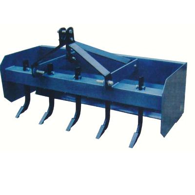 China Soil preparation three point tractor box grader blade; box scraper blade for compact tractors for sale