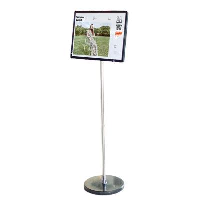 China Durable New Product Advertising Poster Stand A3 Sign Holder Adjustable Angle Poster Stand for sale