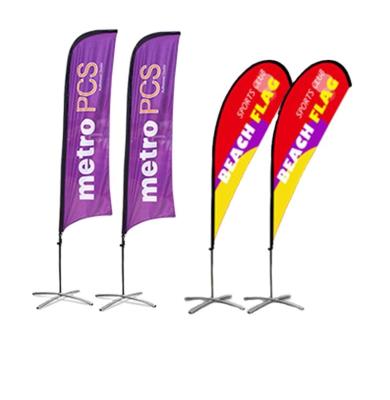 China Health Care Institutes Factory Direct Printing Waterproof Custom Flag Custom Outdoor Feather Flag for sale