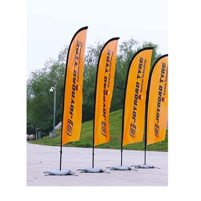 China Health care institute feather flag hot outdoor advertising Amazon sale anner promotional flag for sale