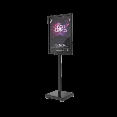 China Guaranteed Suitable Quality 3 Product Floor Supermarket Pop Advertising Poster Display Stand for sale