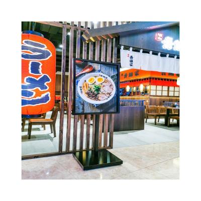 China Widely Used Freestanding Iron Cable Frame Display Poster Stand Windproof 3 Style for sale