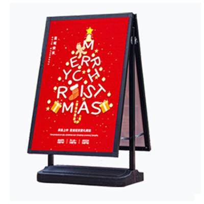 China Aluminum Outdoor Double Side Sandwich Board Road Sign Holder 1 for sale