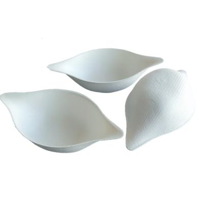 China Repllent Size Oil Repellant White Kraft Customization Oval Dip Saucer 110*25*30 mm for sale