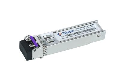 중국 TSS-GEL2-55DCR 1.25G SFP 120km 송신기 -5°C ~ +70°C 온도 SMF 섬유 1550nm-DFB 판매용