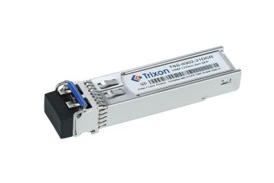 China TSS-0302-31DCR 155M SFP Transceiver with DDMI for SDH STM-1/SONET OC-3  2km distance -5℃ ~+70℃ SMF for sale