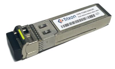 中国 TPB-TG80-54DCR SFP+ 10.3Gbps 80km BIDIトランシーバー 1550nm/1490nm 販売のため