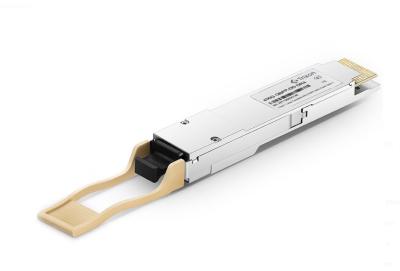 中国 400G QSFP トランシーバー モジュール 4x106.25Gbps 500m 距離 SMF MPO-12 コンネクタ 販売のため