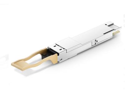 China Snelheidsgegevensoverdracht 425 Gbps 4x 106,25 Gbps Compatibele 400G-transceiver met QSFP-DD MSA HW Rev 5.1 Type 2 behuizing voor temperatuurbereik 0C-70C Te koop