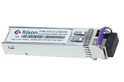 China TPB-TG10-23DCR 10G 10km TX1270nm,RX1310nm BIDI LC Connector SFP+ Transceiver Modul MSA SFF-8472-konform zu verkaufen