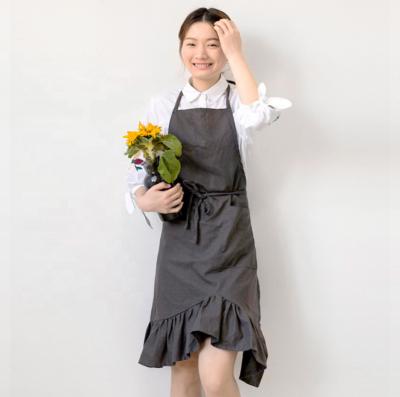 China Modern Style Florist Work Tidy Up/Stocking Cotton Apron Korean Wholesale Custom Apron Canvas Clothes Custom Logo for sale