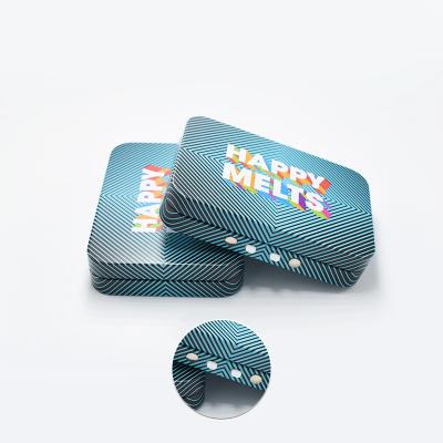 China Durable OEM LOGO Design Full Printing Mints Gummies Candy Tin Box With CR Lock for sale