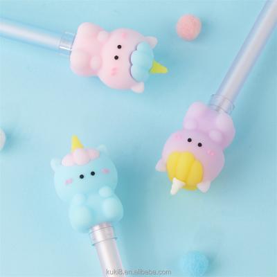 China Painbow Series Normal Gel Pen Unicorn Painbow Series Small Cool Cute Student Writing Pen for sale