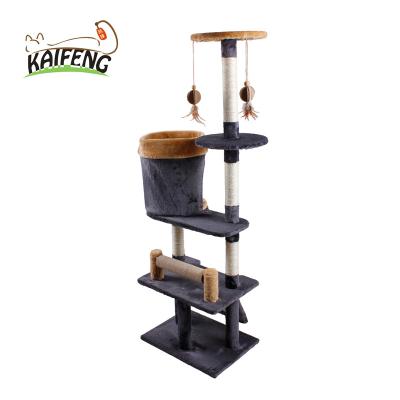 China Autumn Best Selling Modern Tree Cat Awesome Fashion Cat Scratching Viable Spring And Mail for sale