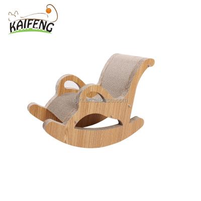 China Bulk Carton Customized Viable Cat Toy Chair Cat Bed Corrugated Cat Scratcher for sale