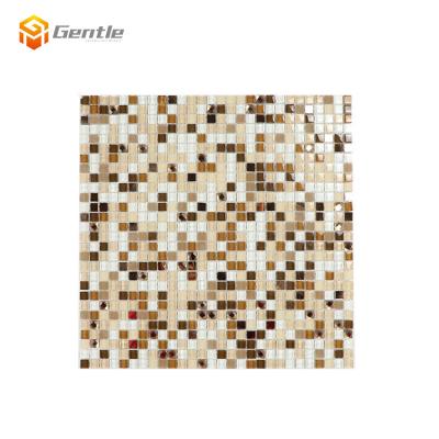 China Modern high quality mini diy crystal glass mosaic tiles mosaic piece for interior decoration for sale