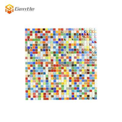 China Home Decor Crystal Glass Square 308*308 mm Diy Modern Hot Selling Mini Mosaic for sale