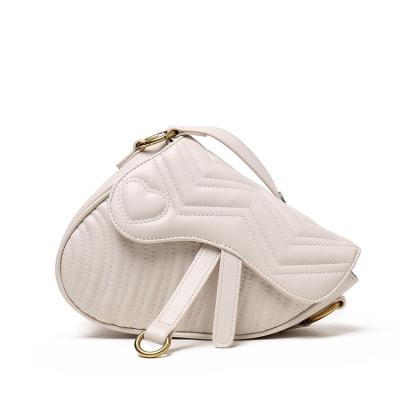 China Hot Selling Wholesale Mini Style PU Messenger One Shoulder Leather Women's Saddle Bag Hot Selling Online for sale