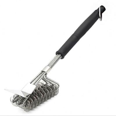 China Factory Wholesale BBQ Tools Ablespring Stainless Steel BBQ Grill Brush Easily Cleaned BBQ Grill Cleaning Brush for sale