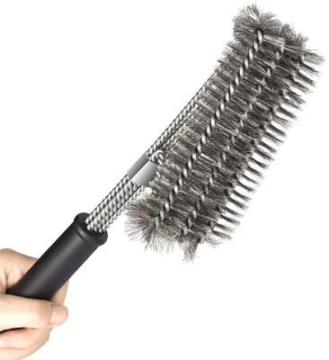 China Wholesale Easily Cleaned BBQ Tools Stainless Steel BBQ Grill Cleaning Brush BBQ Grill Brush for sale