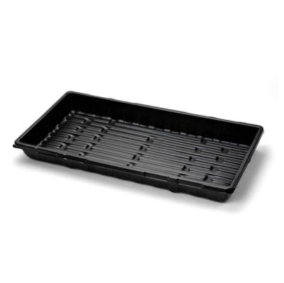 China Amazon hot sale eco-friendly plastic microgreen growing tray 1020 hydroponic plant nursery seeding flat trays for sale