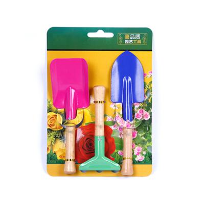 China Gardening Wholesale 3 Pcs Mini Kids Gardening DIY Tools Tool Kit Gardening Tools & Equipments For Kids for sale