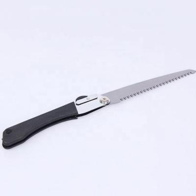 China Black Handle Anti-Slip Color Multifunction Folding Blade Length 275mm Pruning Saw for sale