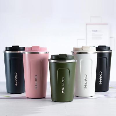 China Hot Sale Stocked 380 and 510ml 304 Stainless Steel Thermos Mug Travel Coffee Mug Water Bottle Vacuum Thermos Mug for sale