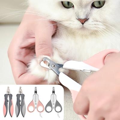 China Stocked Kitten Grooming Scissors Clippers Dogs Puppy Cat Nail Clipper Cutter Stainless Steel Cats Nail Scissors Pet Products for sale