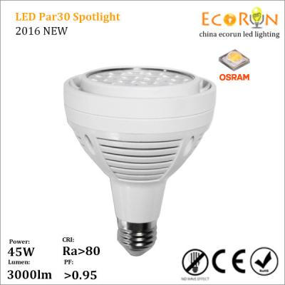 China el osram 3535 e27 par30 llevó blanco caliente de la mazorca 220v de la luz del par del proyector de 35w 40w 45w en venta