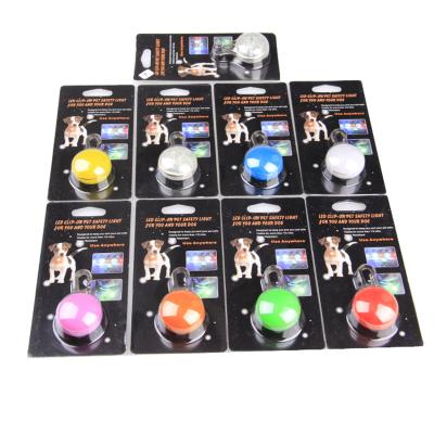 China Waterproof Detachable Reflective LED Pet Safety Light Collar Dog Flashing Light Lights Cat Pet Night Glowing Pendant Spotlights for sale