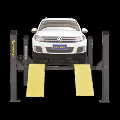 China Easy to install Garage Best Price Car Maintenance and Repair Wheel Alignment Machine Four Post Car Lift Sale for sale