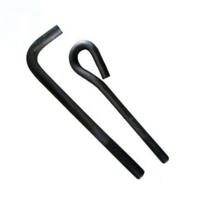 China China Factory Custom Carbon Steel L / J / U / I Shape Foundation Bolts Anchor Bolts for sale