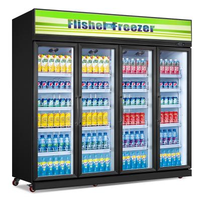 China REFRIGERATED DISPLAY CABINET of Single-temperature Commercial Upright Cold Drinks for sale