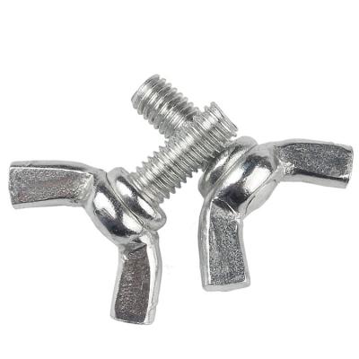 China Heavy Industry Stainless Steel Butterfly Nut Steel Quick Delivery Nut Bolts And Screws for sale