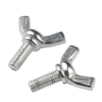 China Heavy Industry Wing Nuts m3-m20 Carbon Steel / Stainless SteelButterfly Bolt Galvanized Fasteners Metric Standard Size for sale